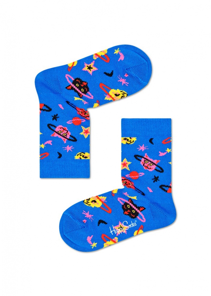 Happy Socks Outer Space Socks Gift Set Kinder Blau | Schweiz 50879CINA