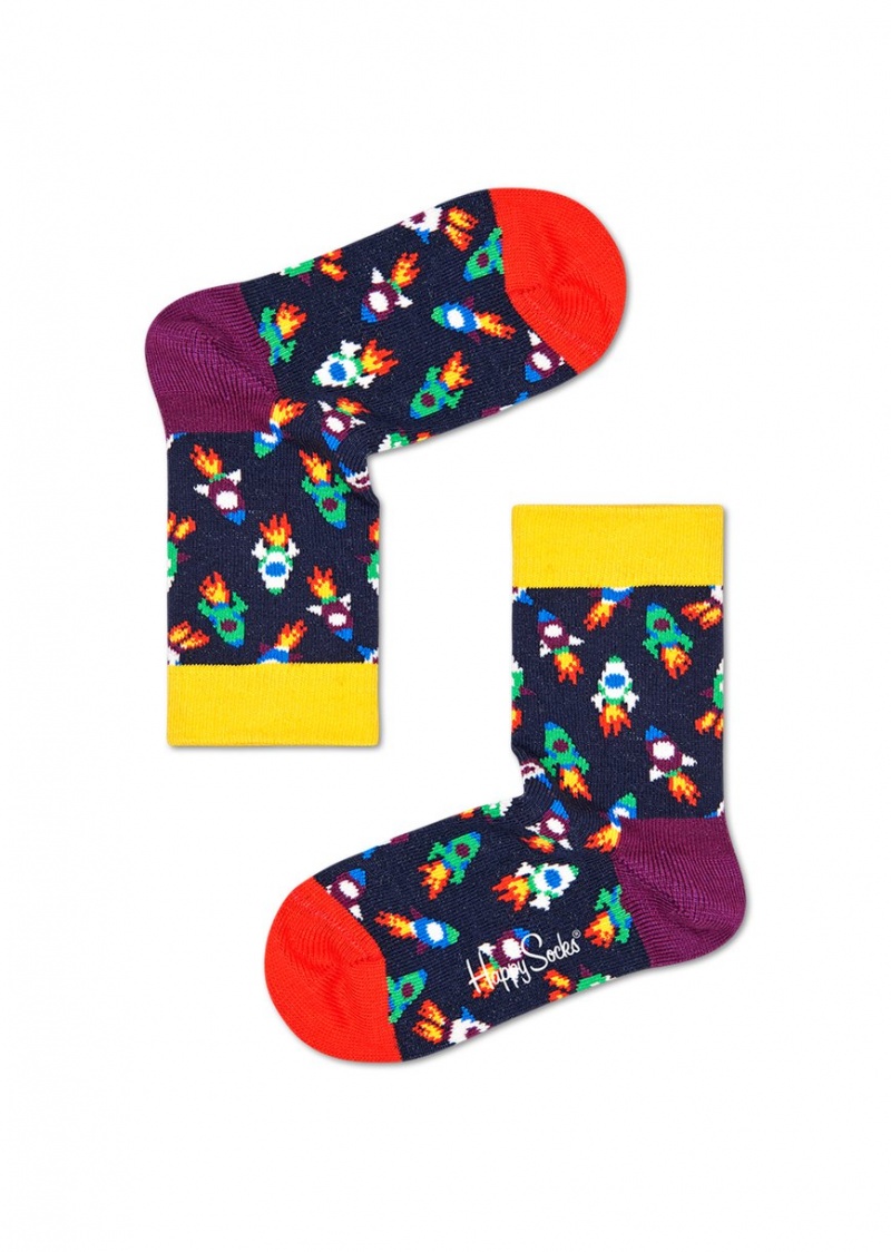 Happy Socks Outer Space Socks Gift Set Kinder Blau | Schweiz 50879CINA