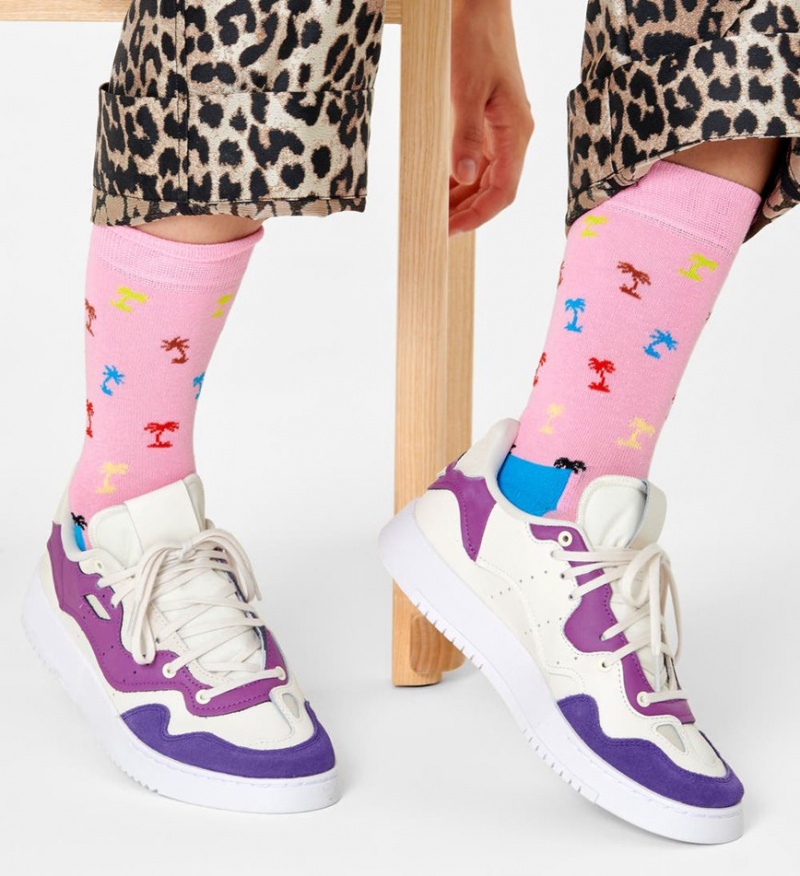 Happy Socks Palm Socken Unisex Hellrosa | Schweiz 26805BGUI