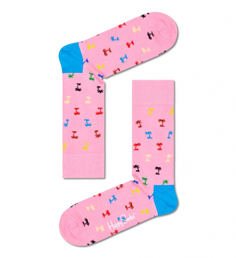 Happy Socks Palm Socken Unisex Hellrosa | Schweiz 26805BGUI