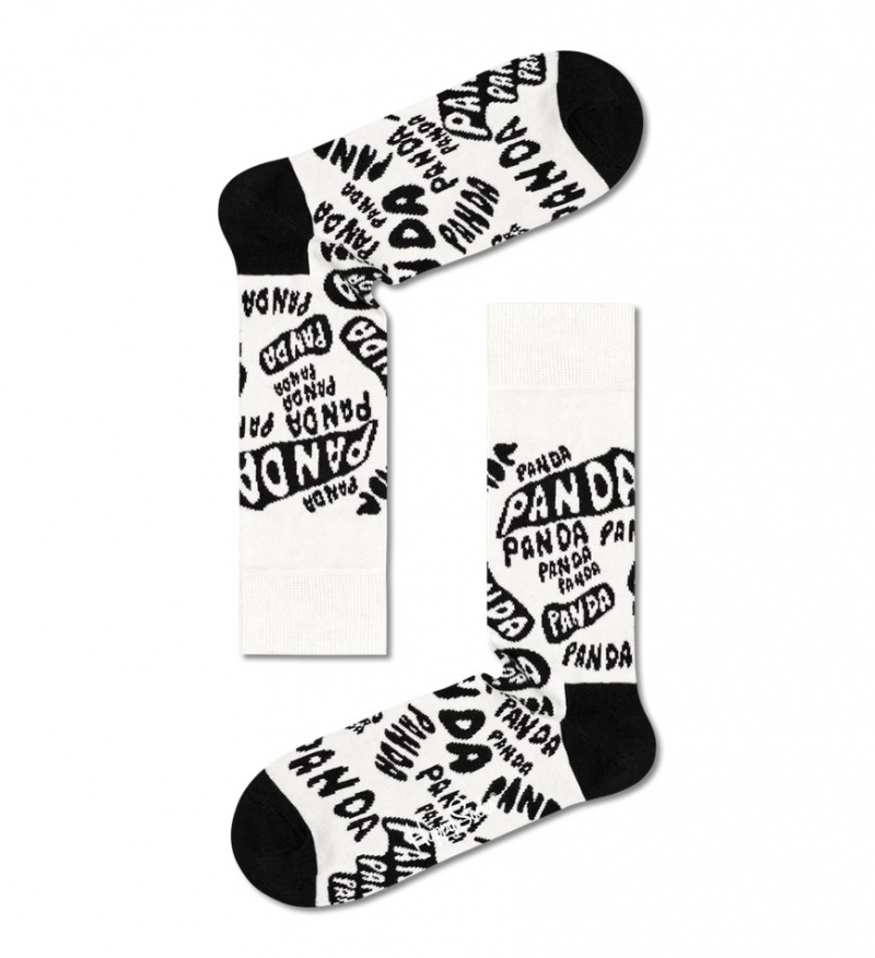 Happy Socks Panda - Panda - Panda Socken Unisex Weiß | Schweiz 24065NTOA