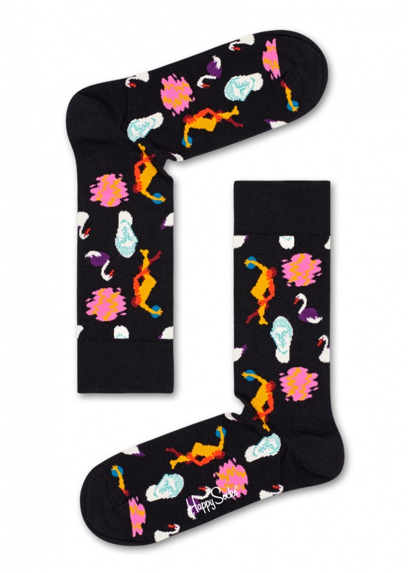 Happy Socks Park Socken Unisex Schwarz | Schweiz 82509VDOF