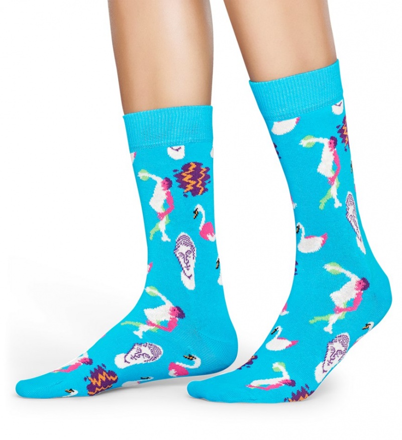 Happy Socks Park Socken Unisex Türkis | Schweiz 14296MDZE