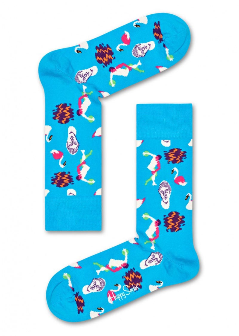 Happy Socks Park Socken Unisex Türkis | Schweiz 14296MDZE