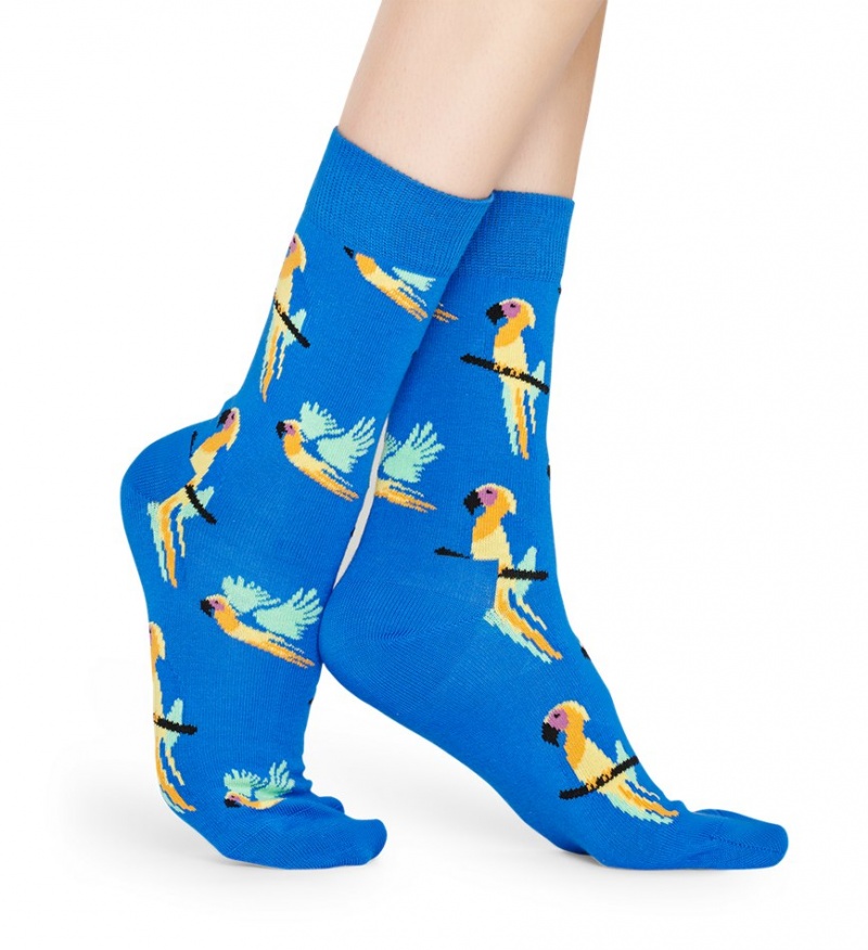 Happy Socks Parrot Socken Unisex Blau | Schweiz 76159YKLF