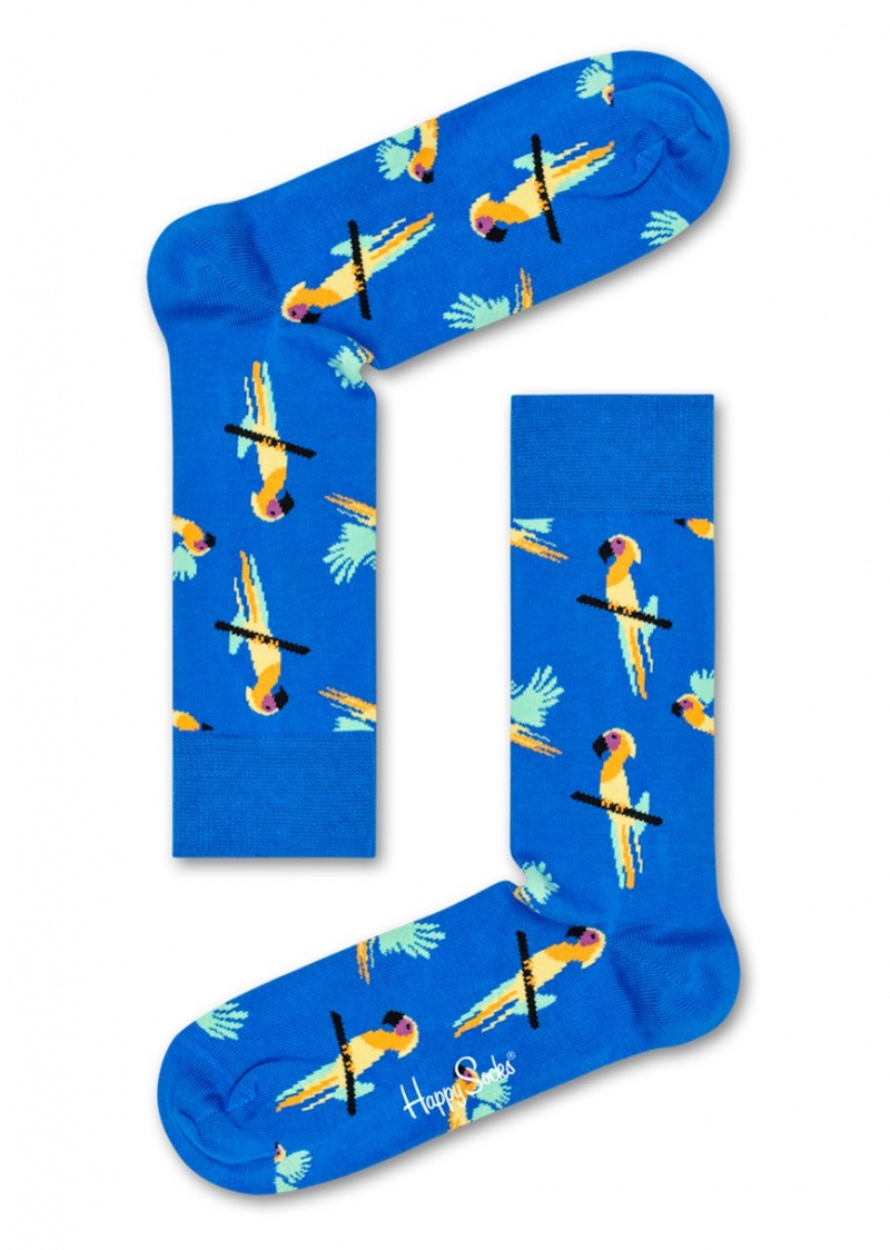 Happy Socks Parrot Socken Unisex Blau | Schweiz 76159YKLF