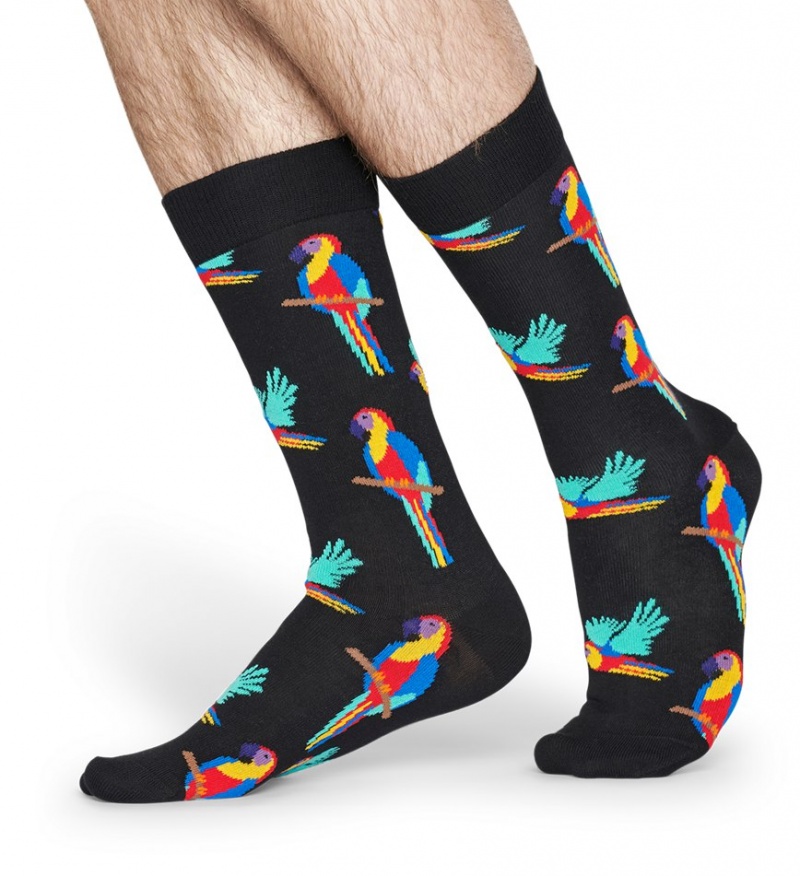 Happy Socks Parrot Socken Unisex Schwarz | Schweiz 67143YTEN