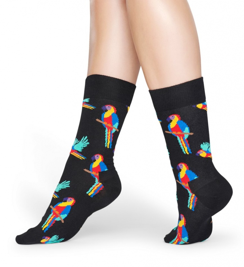 Happy Socks Parrot Socken Unisex Schwarz | Schweiz 67143YTEN