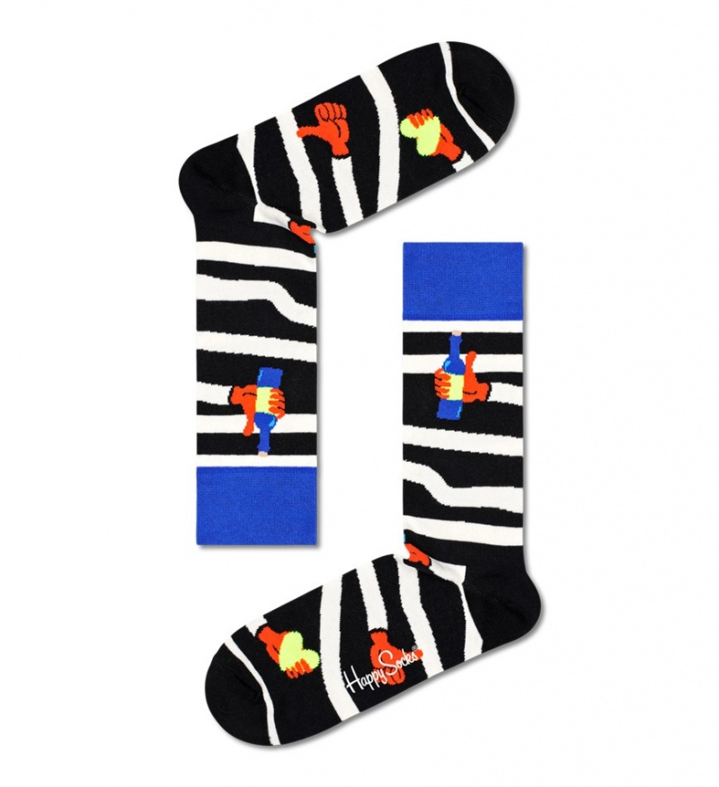 Happy Socks Party 3-Pack Gift Set Unisex Orange | Schweiz 17985POZT