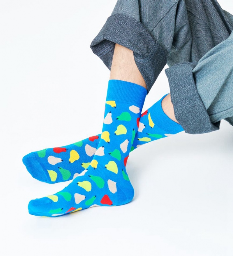 Happy Socks Pear Socken Unisex Blau | Schweiz 36029FDAR