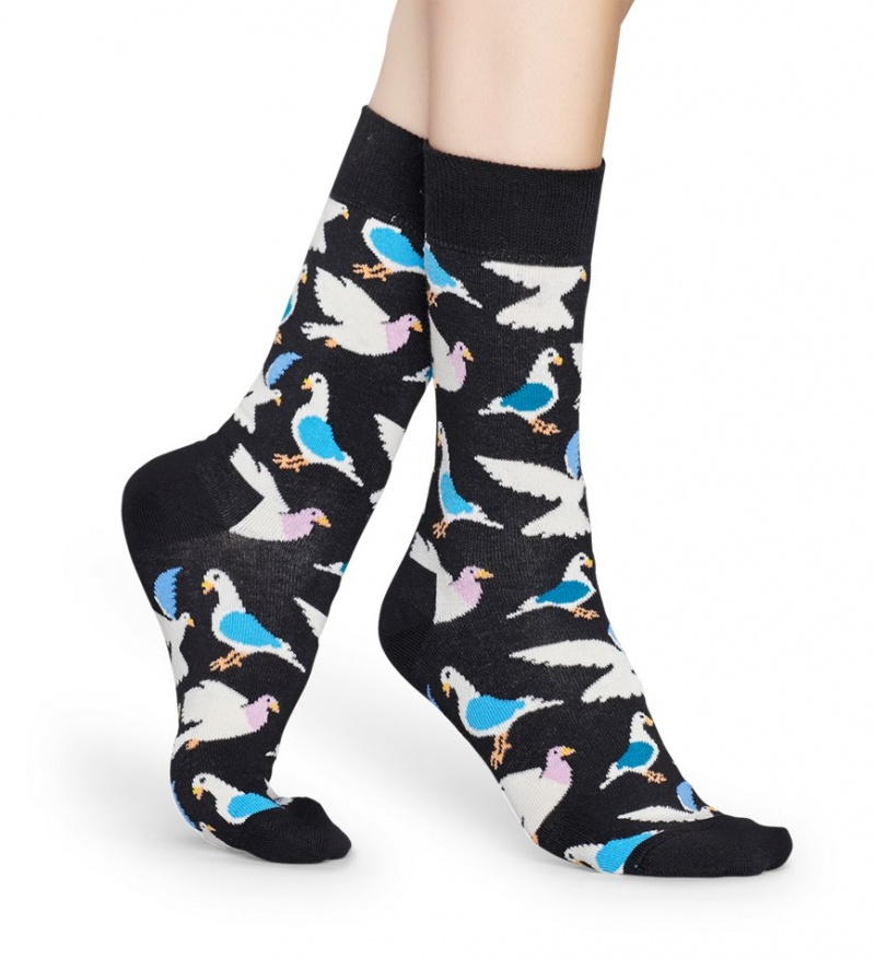 Happy Socks Pigeon Socken Unisex Schwarz | Schweiz 24917GXPW