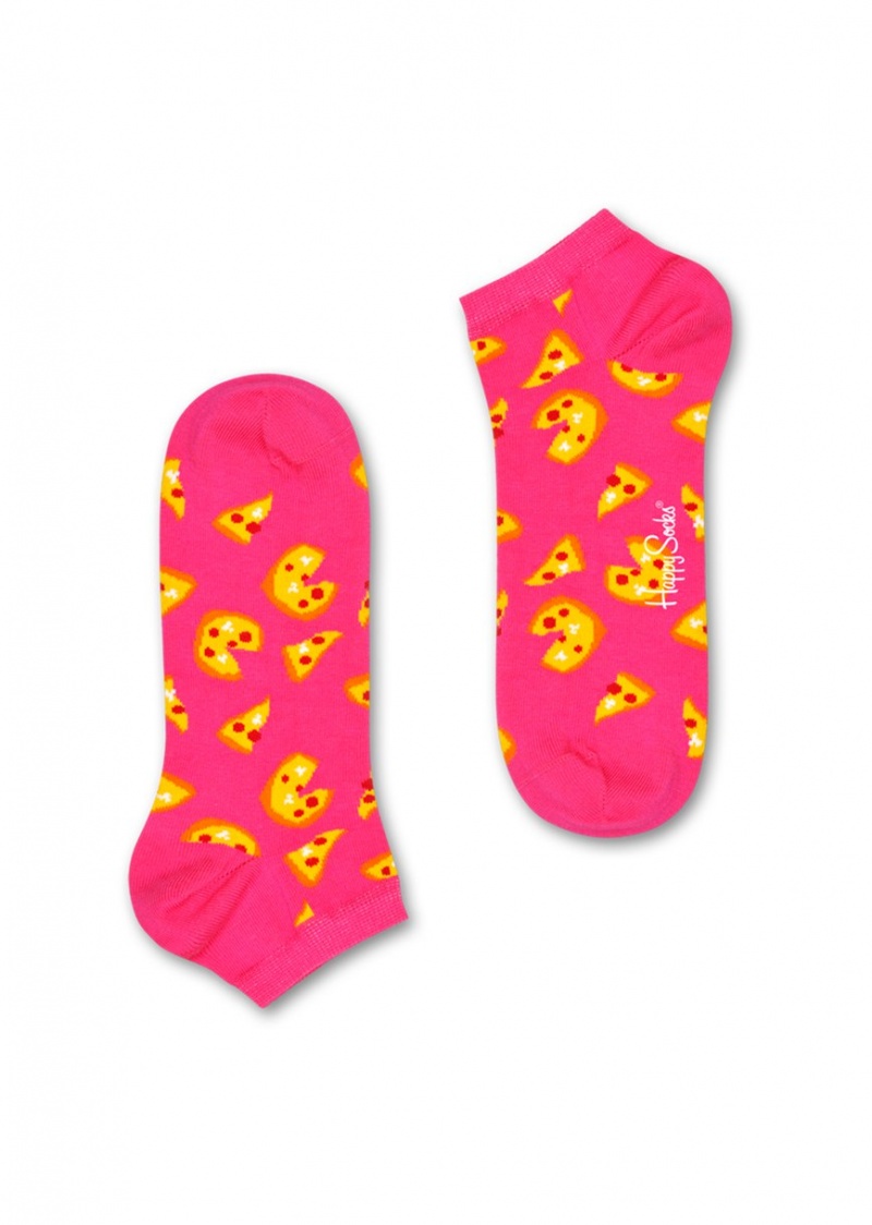 Happy Socks Pizza Low Socken Unisex Rosa | Schweiz 68453QSDF