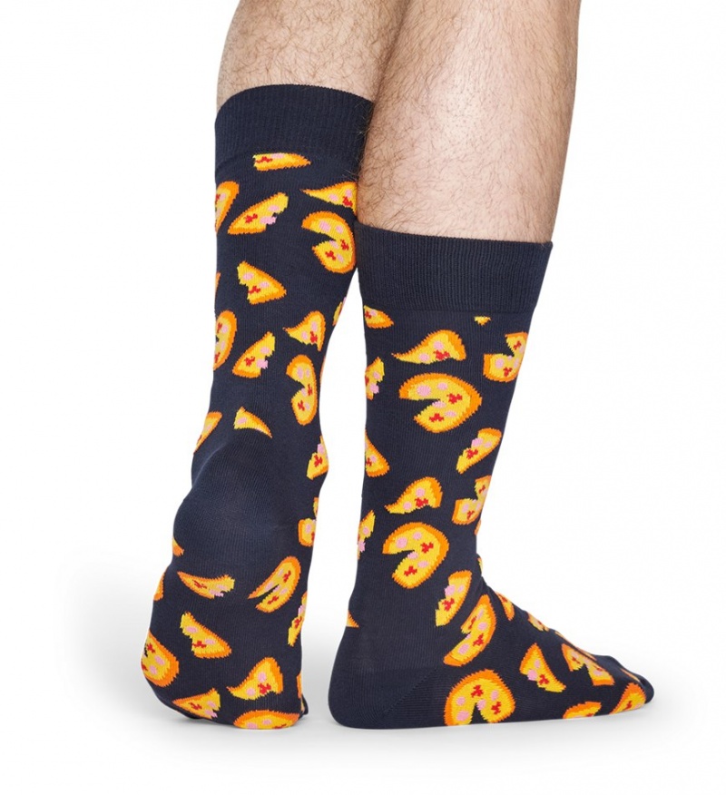 Happy Socks Pizza Socken Unisex Navy | Schweiz 31467HFWE