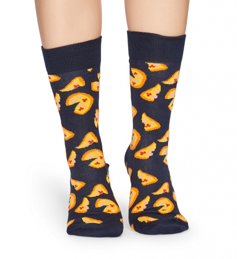 Happy Socks Pizza Socken Unisex Navy | Schweiz 31467HFWE