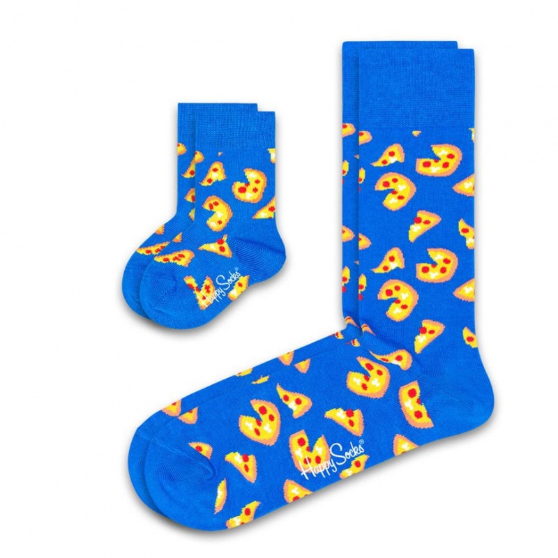 Happy Socks Pizza Socks Gift Set Kinder Blau | Schweiz 89064BPJM