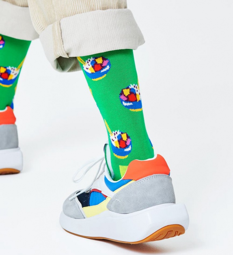 Happy Socks Poké Bowl Socken Unisex Grün | Schweiz 80249OWAE