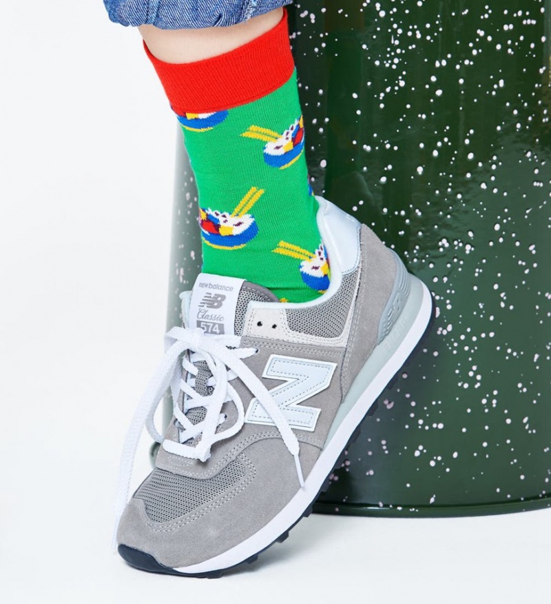 Happy Socks Poké Bowl Socken Unisex Grün | Schweiz 80249OWAE