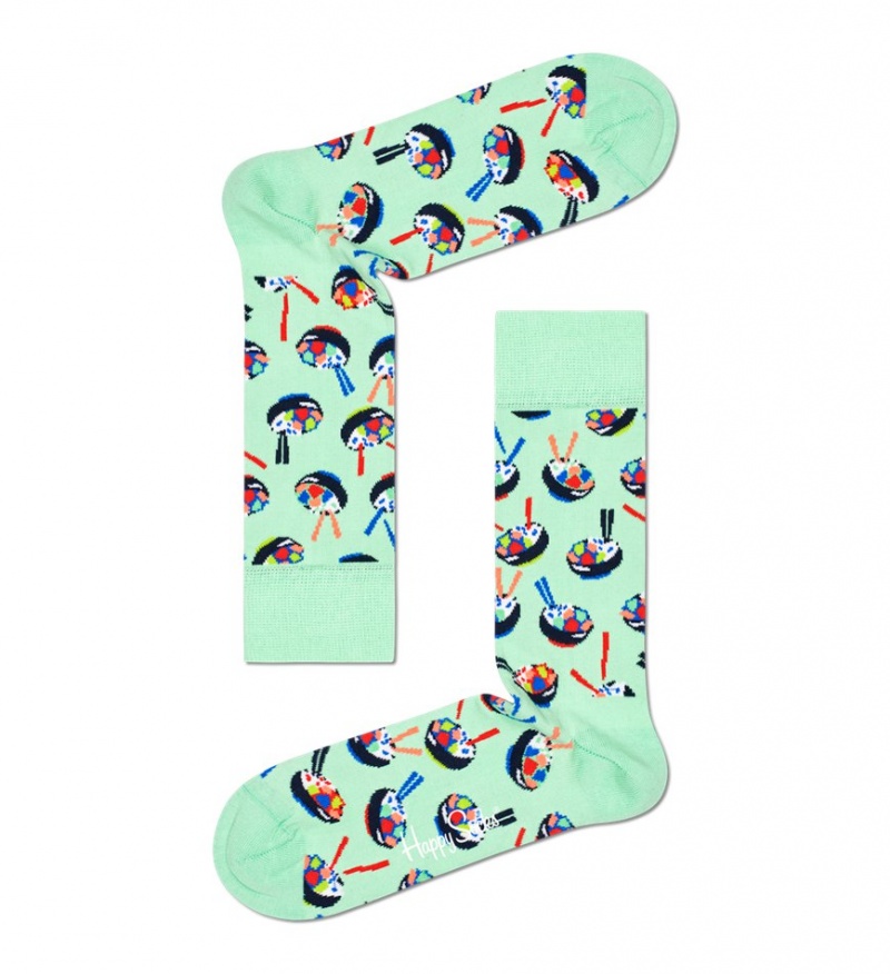 Happy Socks Poké Bowl Socken Unisex Hellgrün | Schweiz 23871CFZN