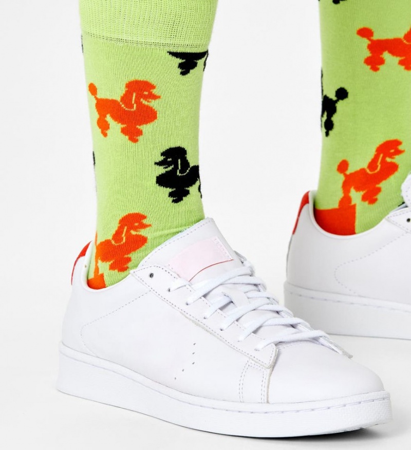 Happy Socks Poodle Socken Unisex Hellgrün | Schweiz 51247FHWJ