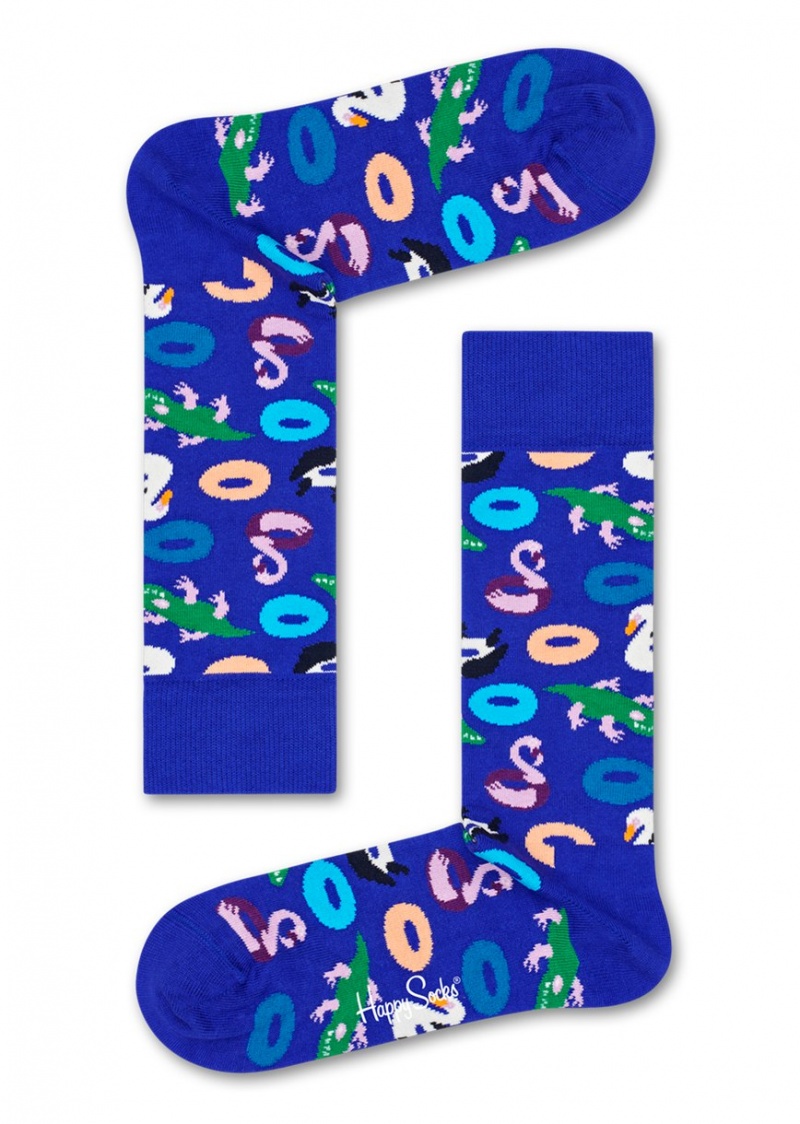 Happy Socks Pool Party Socken Unisex Blau | Schweiz 23945BLHT