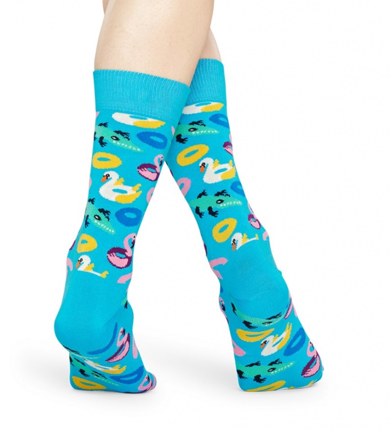 Happy Socks Pool Party Socken Unisex Türkis | Schweiz 54962JAIG