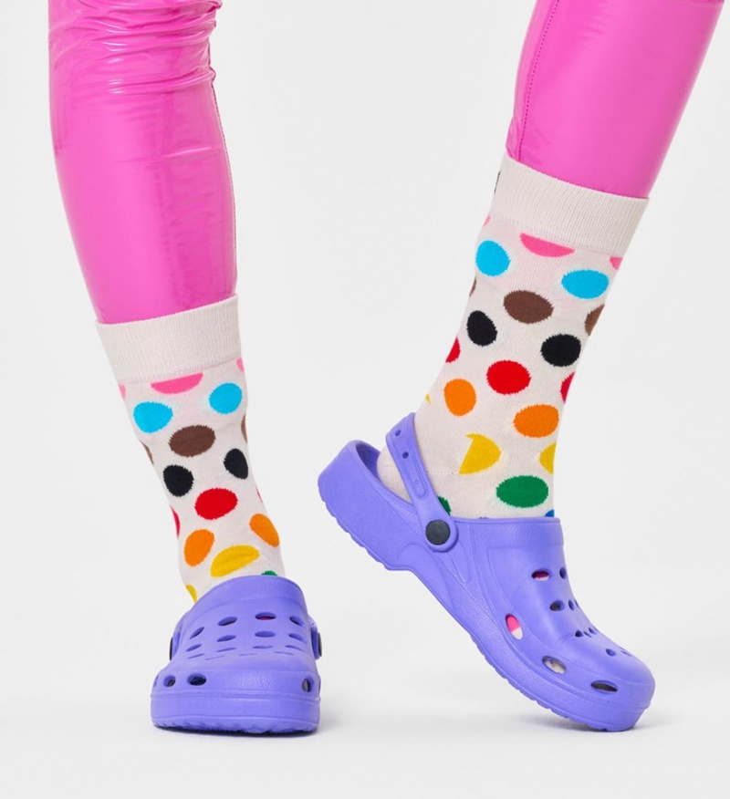 Happy Socks Pride Dot Socken Unisex Weiß | Schweiz 24035SABG