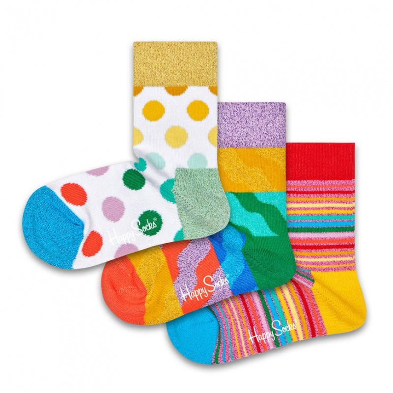 Happy Socks Pride Socks Gift Set Kinder Weiß | Schweiz 20543BYJP