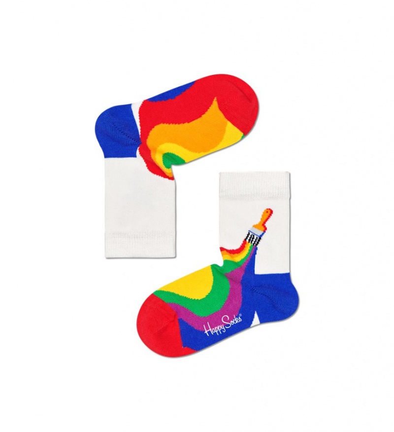 Happy Socks Pride Socks Gift Set Kinder Weiß | Schweiz 59824ENXF