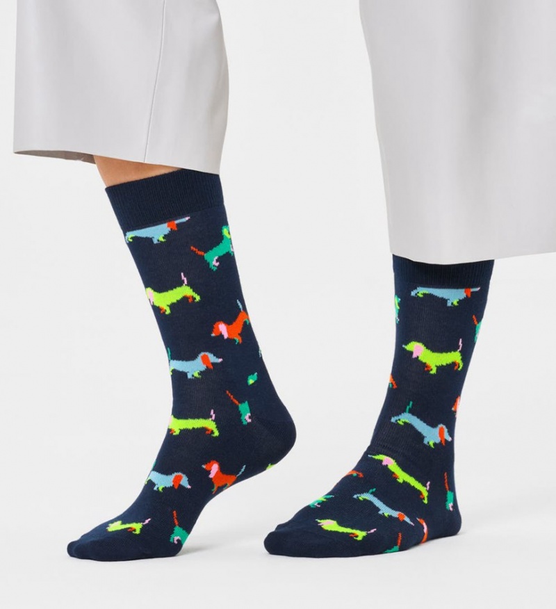 Happy Socks Puppy Love Socken Unisex Navy | Schweiz 50673OHXZ