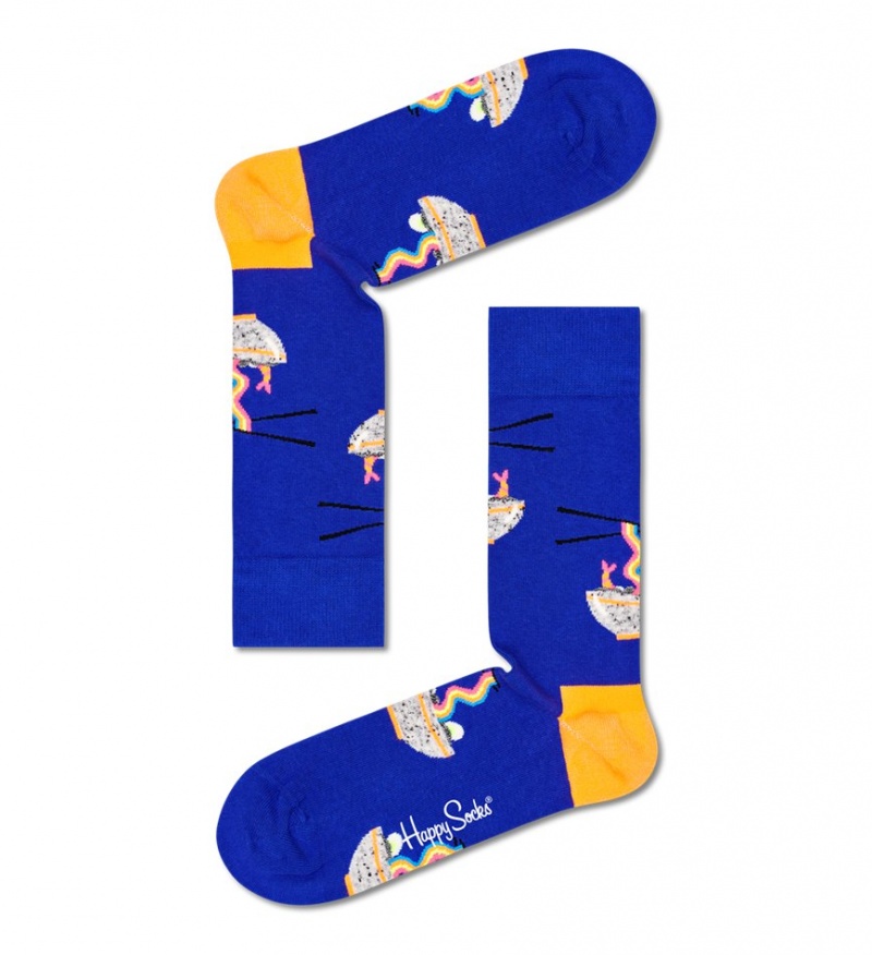 Happy Socks Rainbow Ramen Socken Unisex Blau | Schweiz 18975JTZG