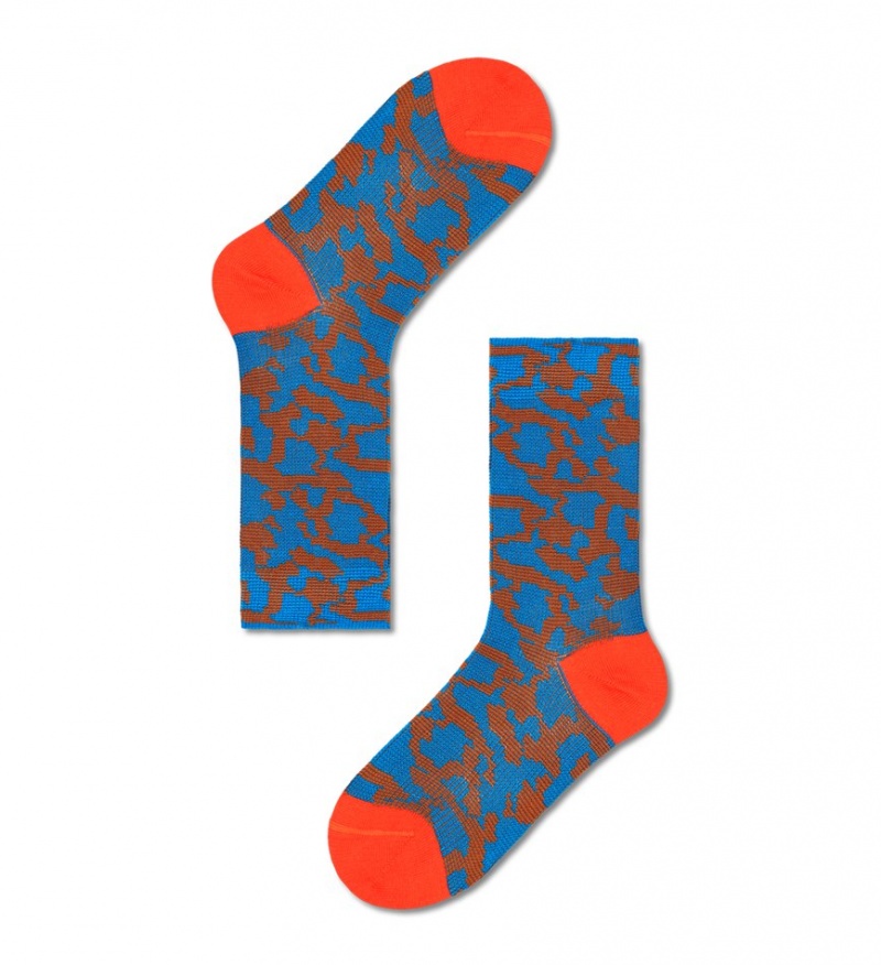 Happy Socks Sabina Crew Socken Unisex Blau | Schweiz 79183GDAX