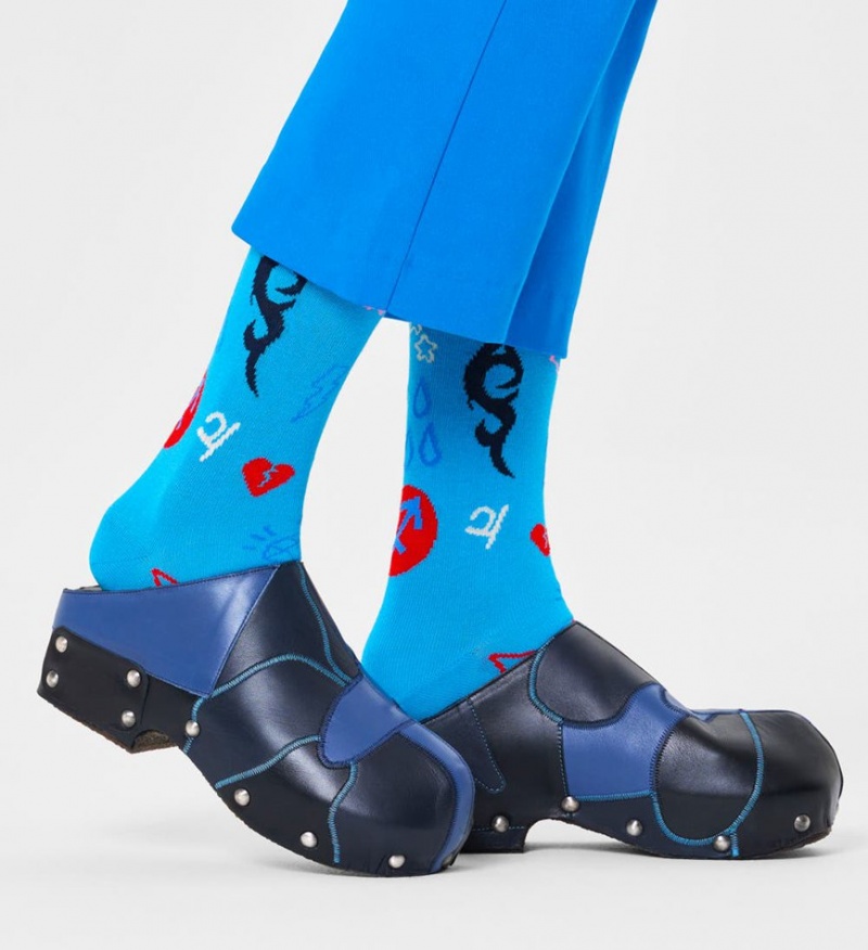 Happy Socks Sagittarius Socken Unisex Türkis | Schweiz 40673VFUC