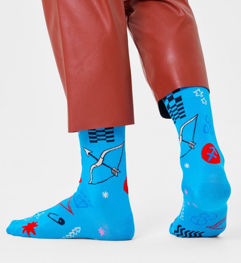 Happy Socks Sagittarius Socken Unisex Türkis | Schweiz 40673VFUC