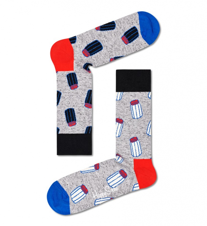 Happy Socks Salt & Pepper Socken Unisex Grau | Schweiz 23196BAJX