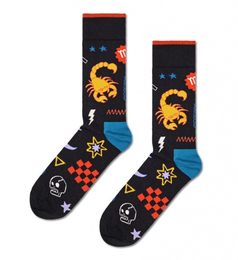 Happy Socks Scorpio Socken Unisex Schwarz | Schweiz 68409OTMN