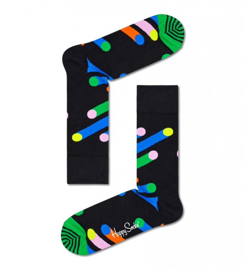 Happy Socks Shooting Star Socken Unisex Schwarz | Schweiz 65490ZWFP