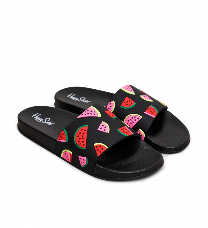 Happy Socks Slider Watermelon Pantoletten Damen Mehrfarbig | Schweiz 16705NAMO