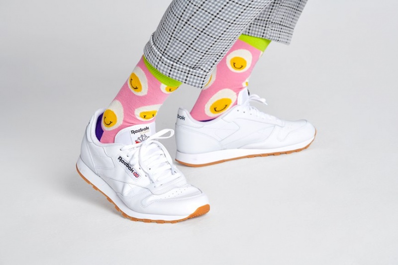 Happy Socks Smile Eggs Socken Unisex Rosa | Schweiz 93485QYPS