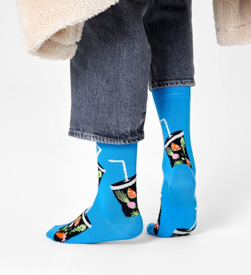 Happy Socks Smoothie Socken Unisex Türkis | Schweiz 03467SMWR