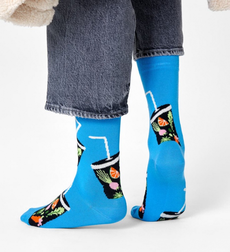 Happy Socks Smoothie Socken Unisex Türkis | Schweiz 03467SMWR