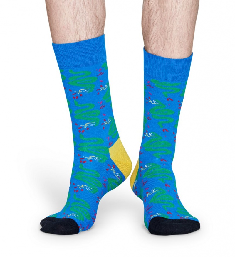 Happy Socks Snake Socken Unisex Blau | Schweiz 35826AMLQ