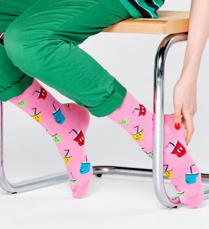 Happy Socks Soda Socken Unisex Rosa | Schweiz 21806XSTG