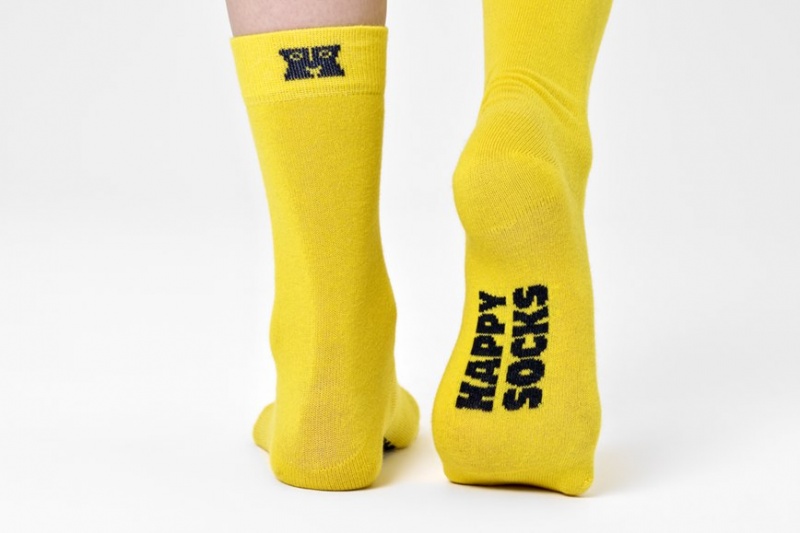 Happy Socks Solid Socken Unisex Gelb | Schweiz 67801LUPN