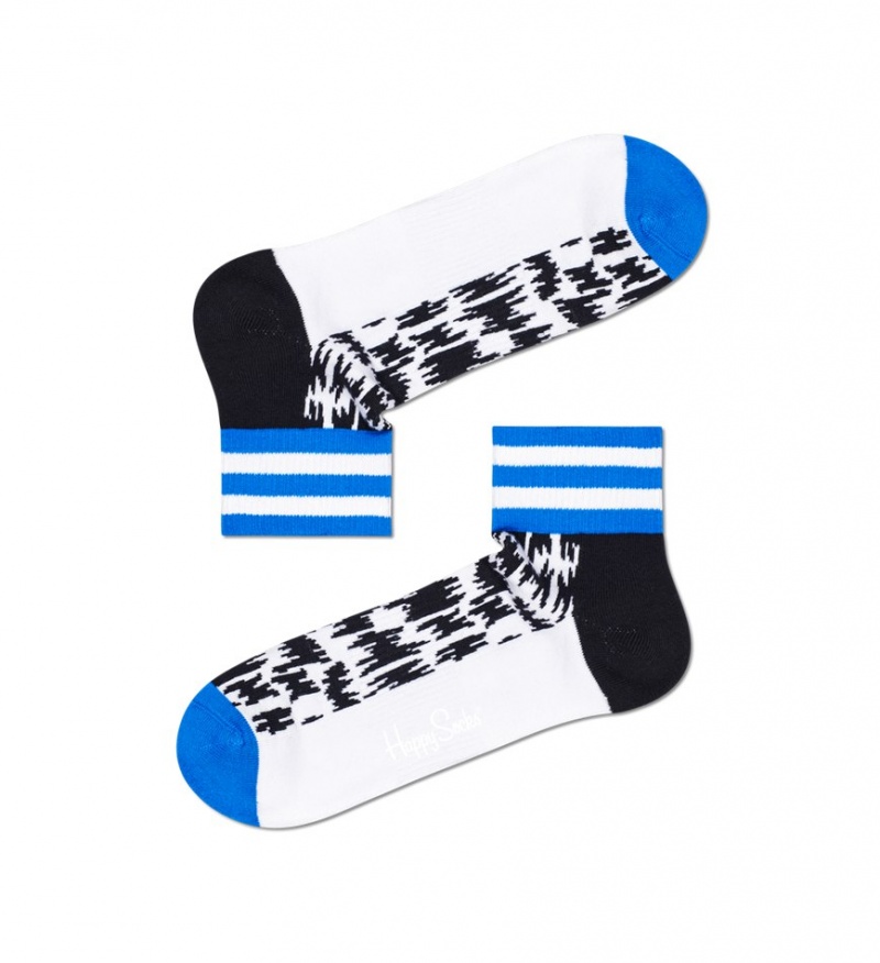 Happy Socks Soundwave 1/4 Crew Socken Unisex Mehrfarbig | Schweiz 69481XBNH