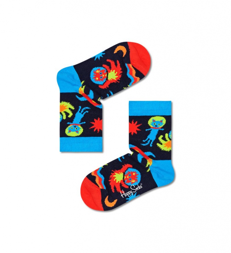 Happy Socks Space Socks Gift Set Kinder Navy | Schweiz 89213DGCY