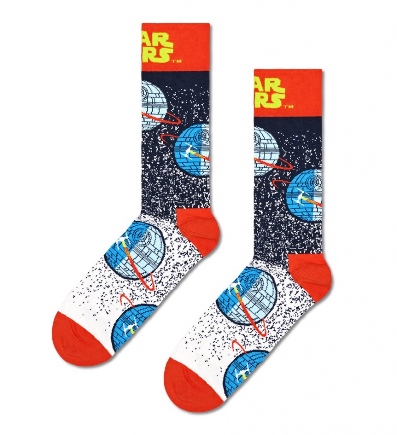 Happy Socks Star Wars™ Death Star Socken Unisex Navy | Schweiz 63140LFEX