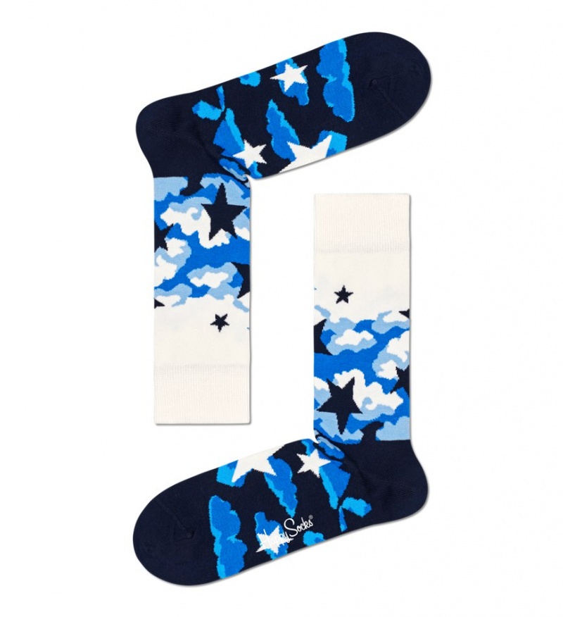 Happy Socks Stars Socken Unisex Weiß | Schweiz 16045BXMZ