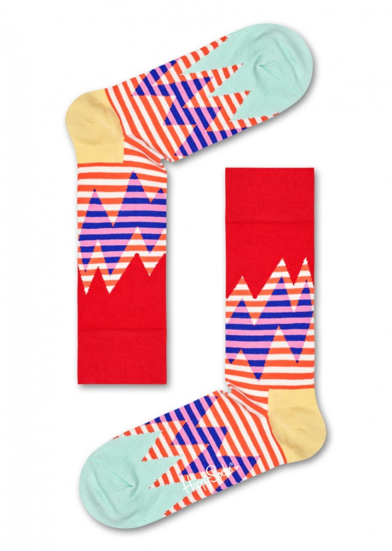 Happy Socks Stripe Reef Socken Unisex Beige | Schweiz 53094WMXR