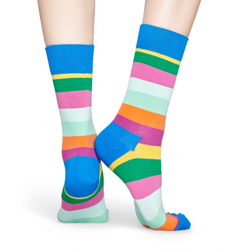 Happy Socks Stripe Socken Unisex Blau | Schweiz 34876WUDC