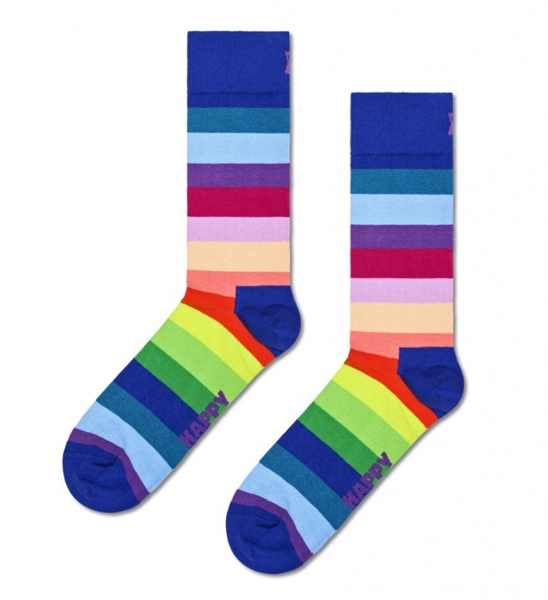 Happy Socks Stripe Socken Unisex Blau | Schweiz 58329TGFY